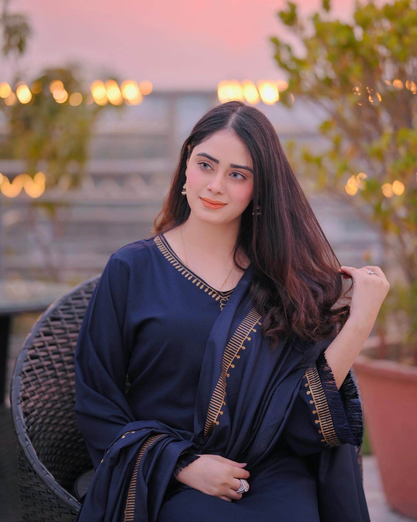 BR 1145-3Pc Unstitched Dhanak Suit ( Printed Woolen Dupatta )