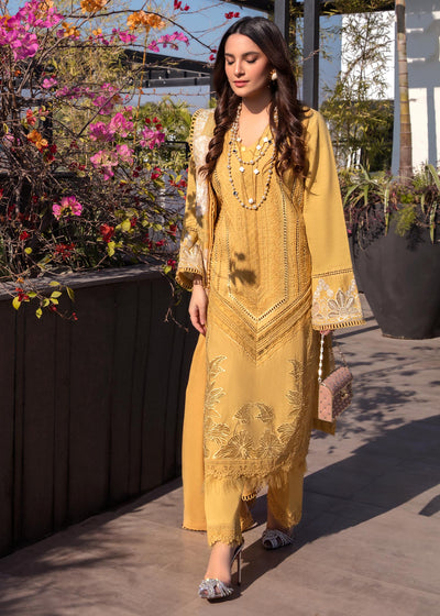 SS 1220-3 Pc Lawn Heavy Embroidery with Embroidery Lawn Duppata