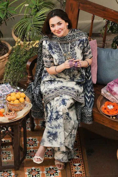 SP 500-3PC Digital Printed Lawn Shirt with Lawn Dupatta